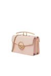 Charles Keith Ladies Casual Metal Buckle Handbag Shoulder Bag Light Pink